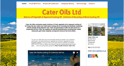 Desktop Screenshot of cateroils.co.uk