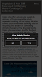 Mobile Screenshot of cateroils.co.uk