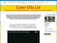 Tablet Screenshot of cateroils.co.uk